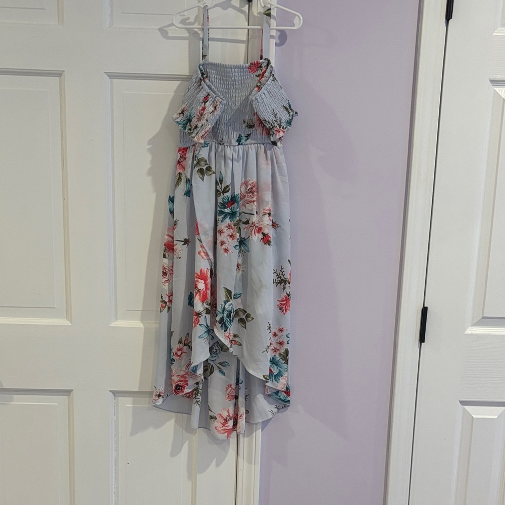 Rare Editions Floral Smocked Dress